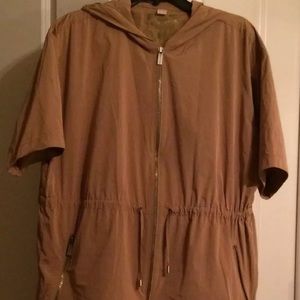 Michael Kors Jacket S hood Taupe Lightweight